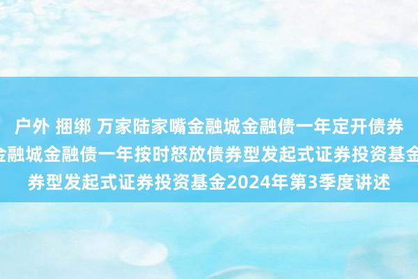 户外 捆绑 万家陆家嘴金融城金融债一年定开债券发起式: 万家陆家嘴金融城金融债一年按时怒放债券型发起式证券投资基金2024年第3季度讲述