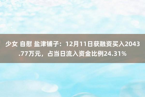 少女 自慰 盐津铺子：12月11日获融资买入2043.77万元，占当日流入资金比例24.31%